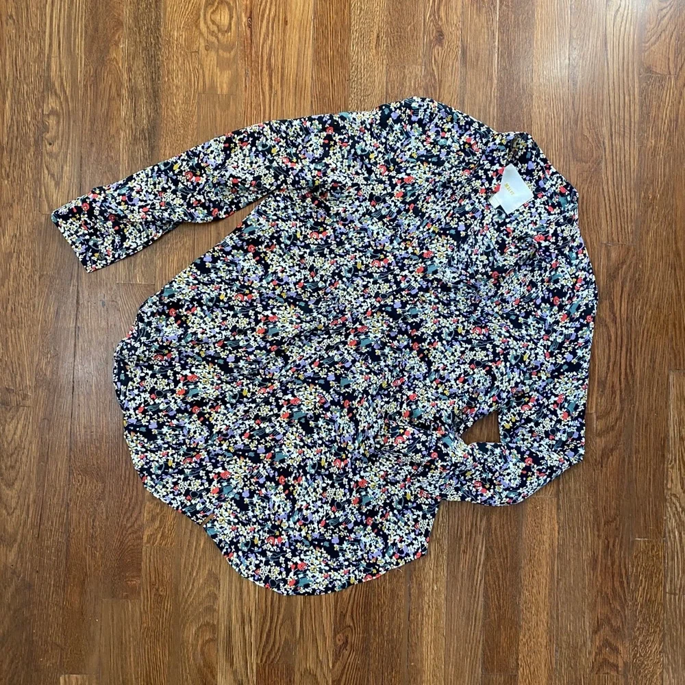 Anthropologie Maeve Matilda Rayon Button-down Shirt - Picture 5 of 6